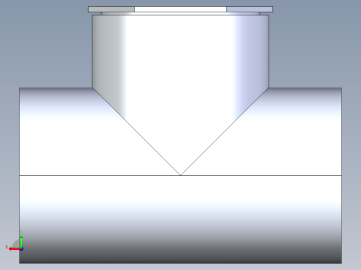 CPVC管件02A-Sch80_ReducingTee_SxSxS_9801-668FB_12in x 8in后视缩略图