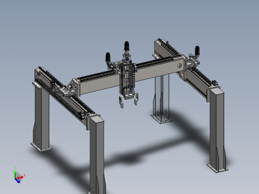龙门桁架齿条滑台模组重型机械手全智能码垛机器人直线导轨上下料