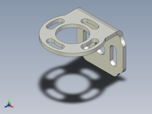 安全_区域传感器上下安装支架L5