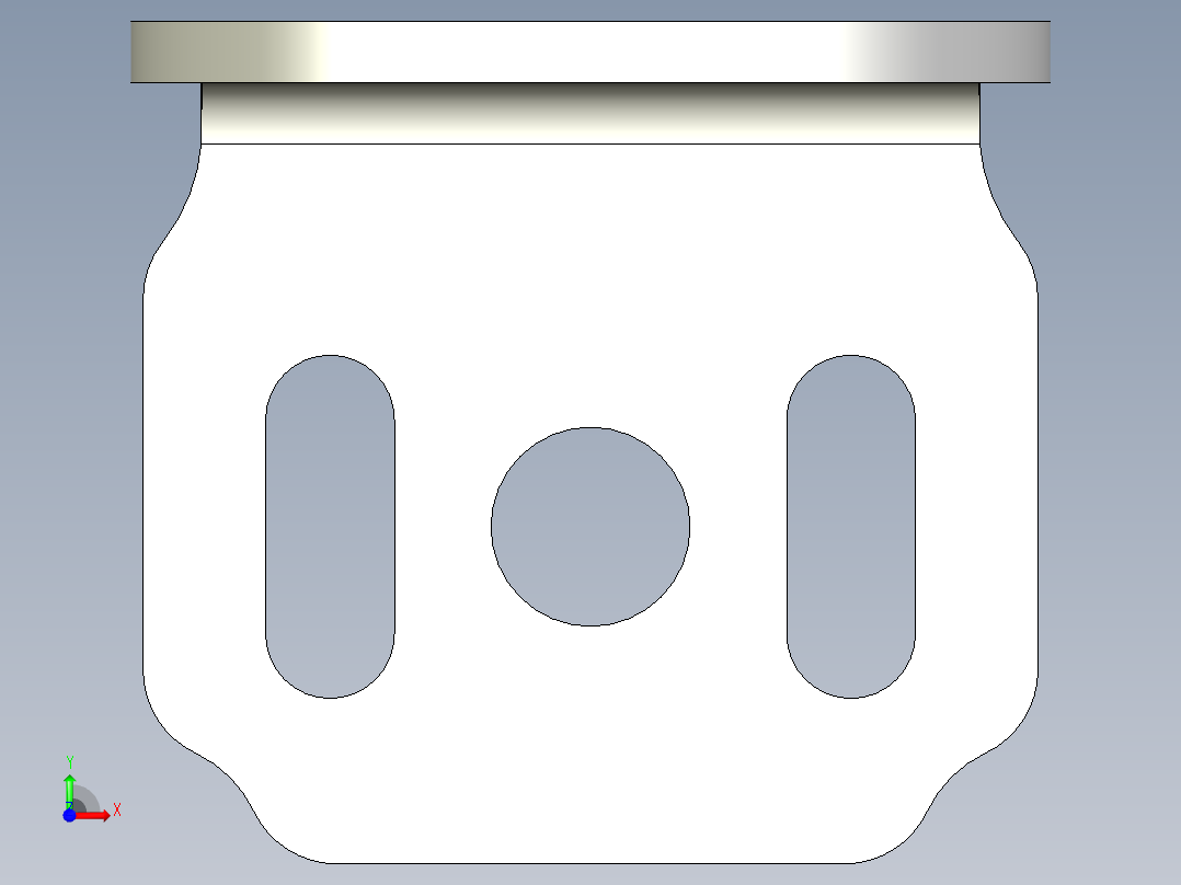 安全_区域传感器上下安装支架L5前视图