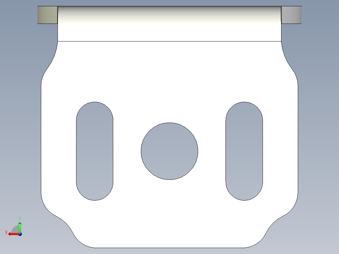 安全_区域传感器上下安装支架L5后视图