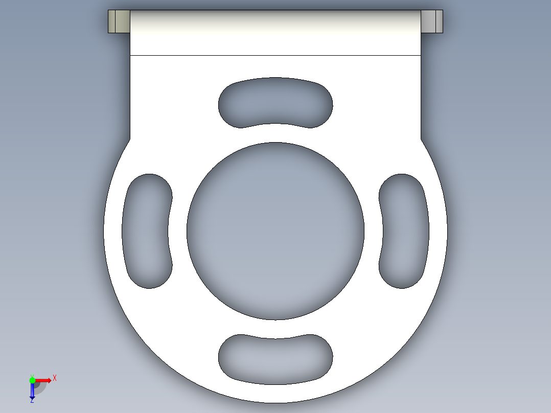 安全_区域传感器上下安装支架L5俯视图