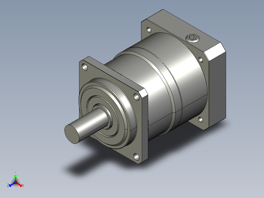 多摩川行星减速机TB-060-L1-14BK（输出轴14）(1)主视图