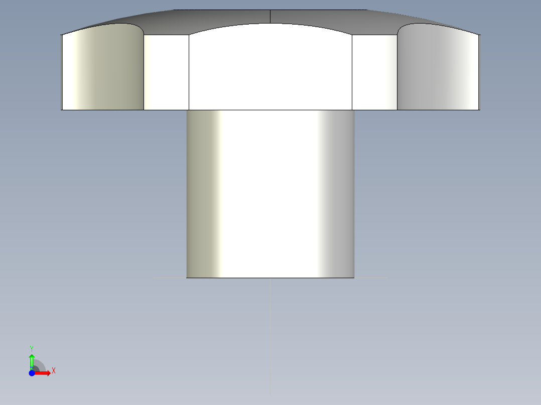 星型把手(鑄鋼)HK-3D多系列多零件图纸模型前视图
