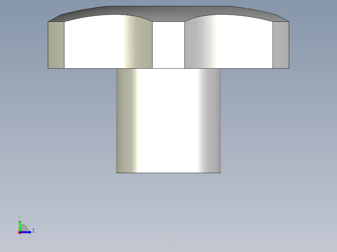 星型把手(鑄鋼)HK-3D多系列多零件图纸模型左视图