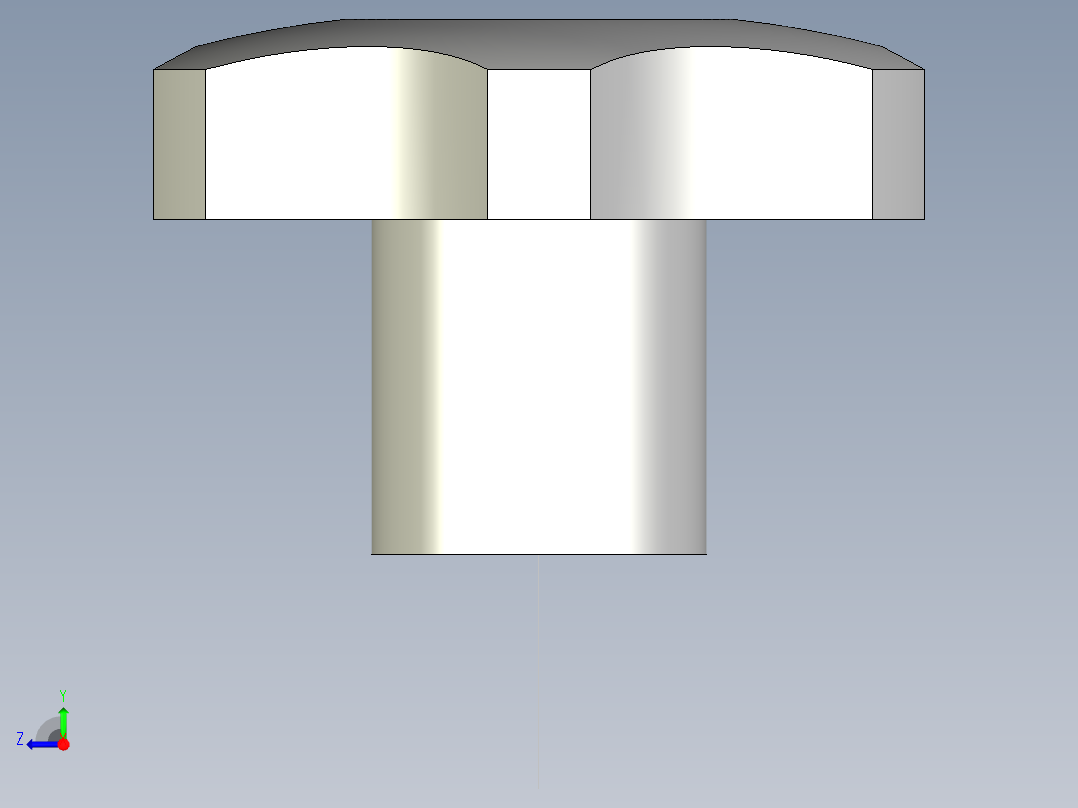 星型把手(鑄鋼)HK-3D多系列多零件图纸模型右视图