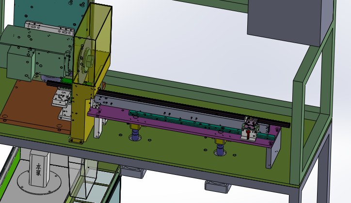 自动定长锯切机(sw18可编辑+工程图）