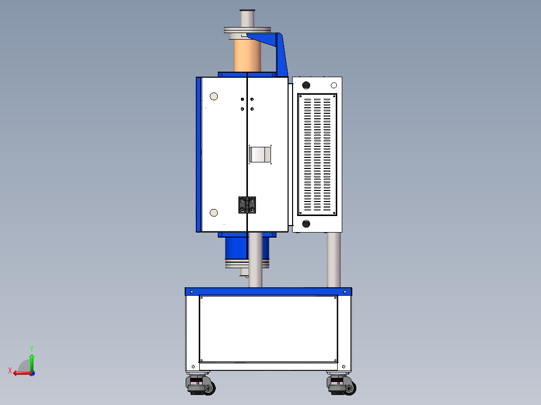 立式高温炉sw21可编辑后视图