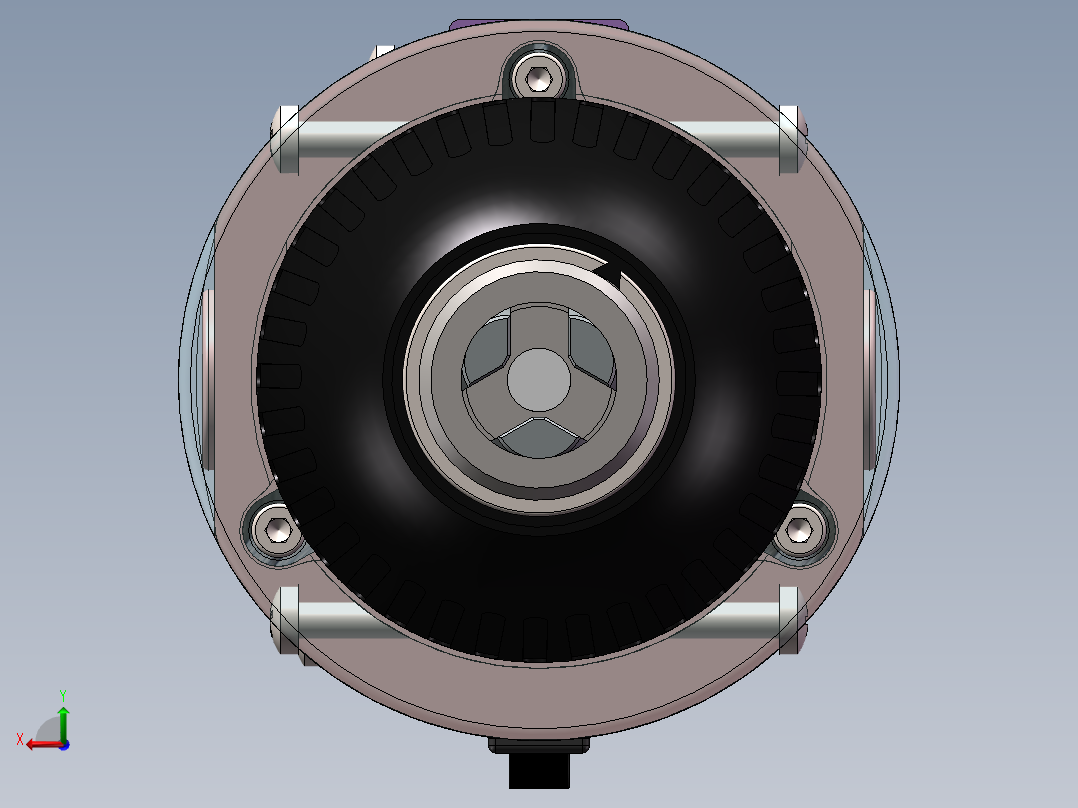 智能电批结构设计后视图