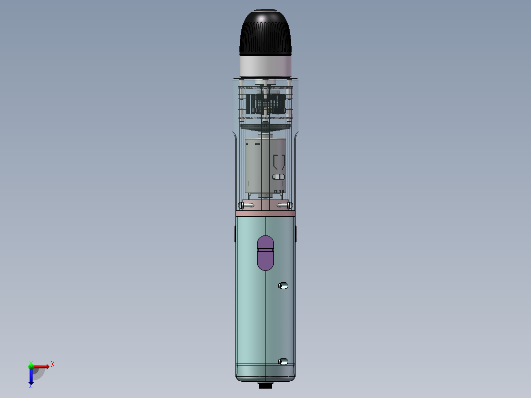 智能电批结构设计俯视图