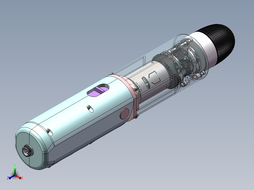 智能电批结构设计正等轴测图