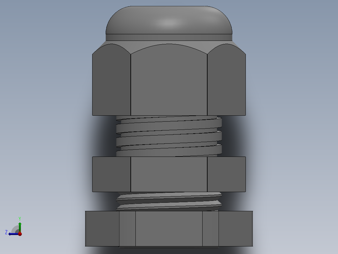 电缆接头右视图