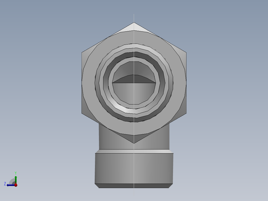 直角过板接头、6C9-18LN右视图