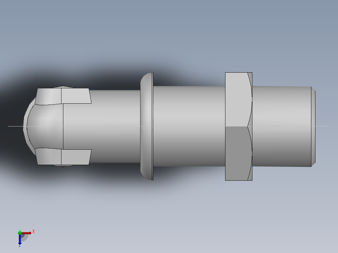 直角过板接头、6C9-18LN俯视图