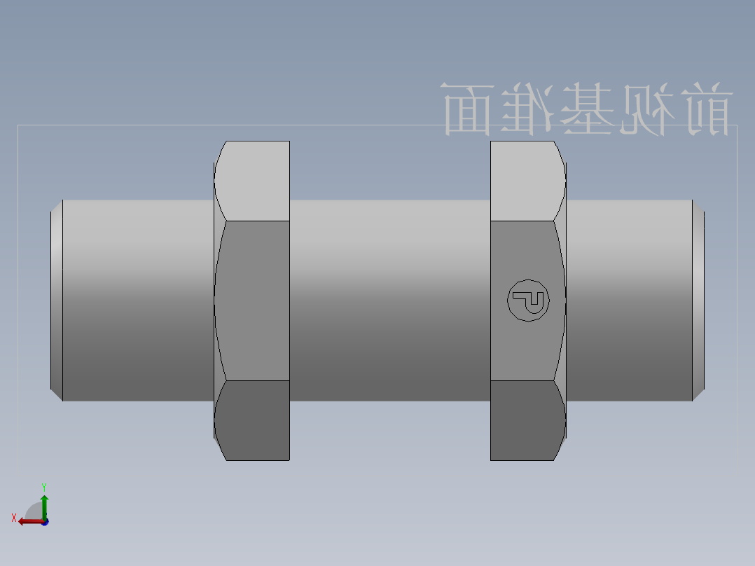 直通隔板接头、6C-16LN后视图
