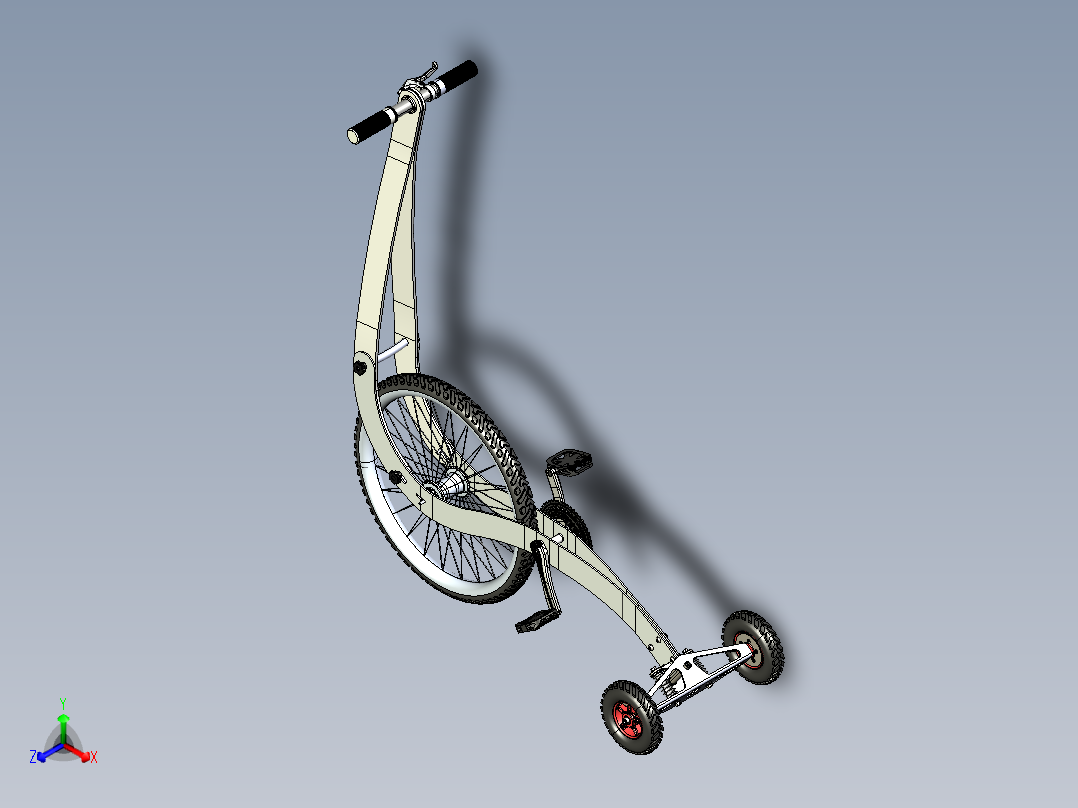 健身器材(93)正等轴测图