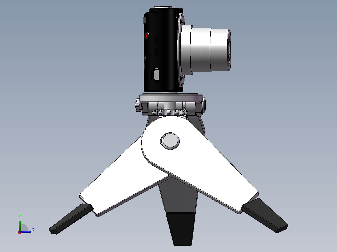 三脚架(46)左视图
