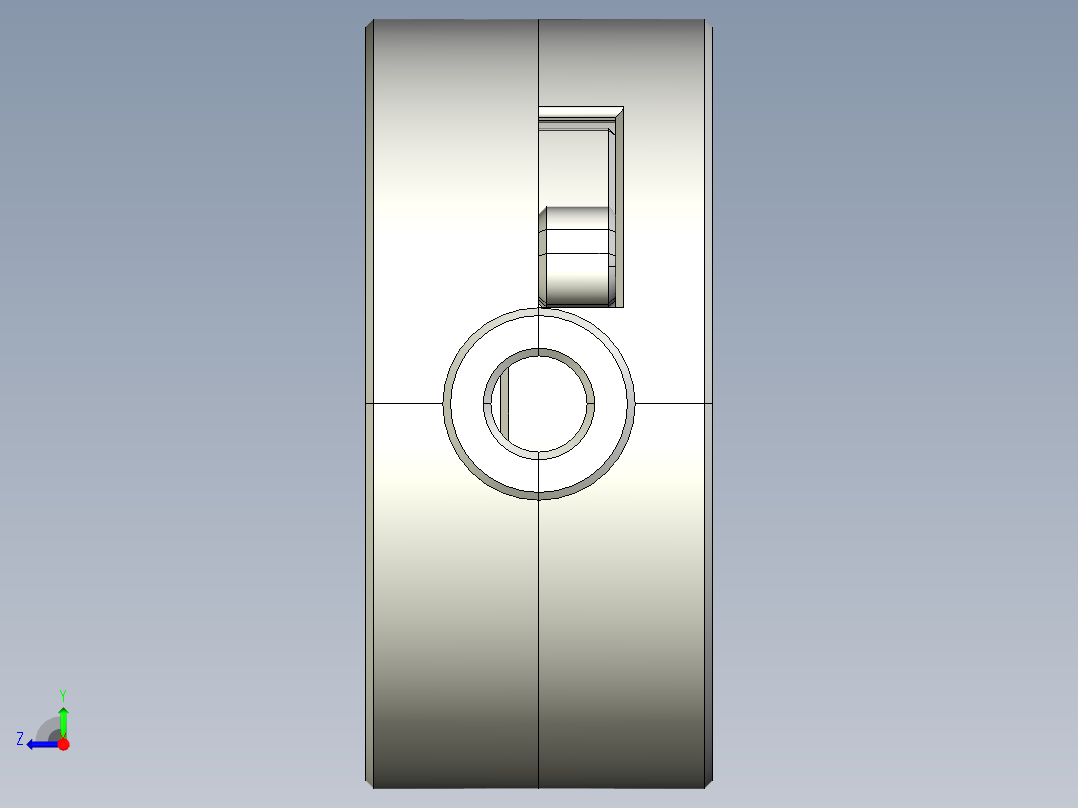 悬索结构右视图