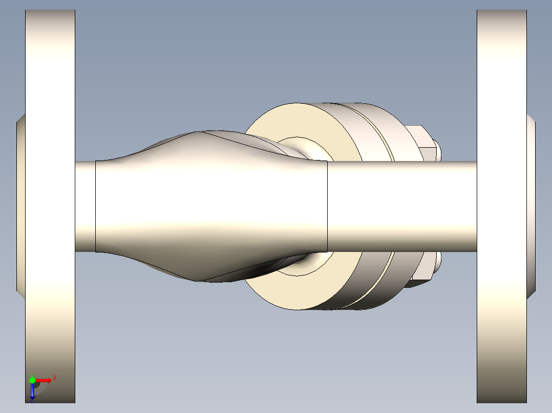 Y型过滤器-DN15俯视图