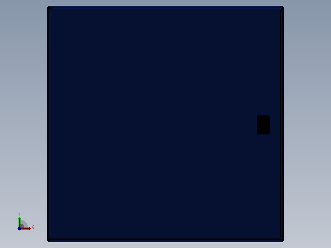 500x500x160电箱前视图