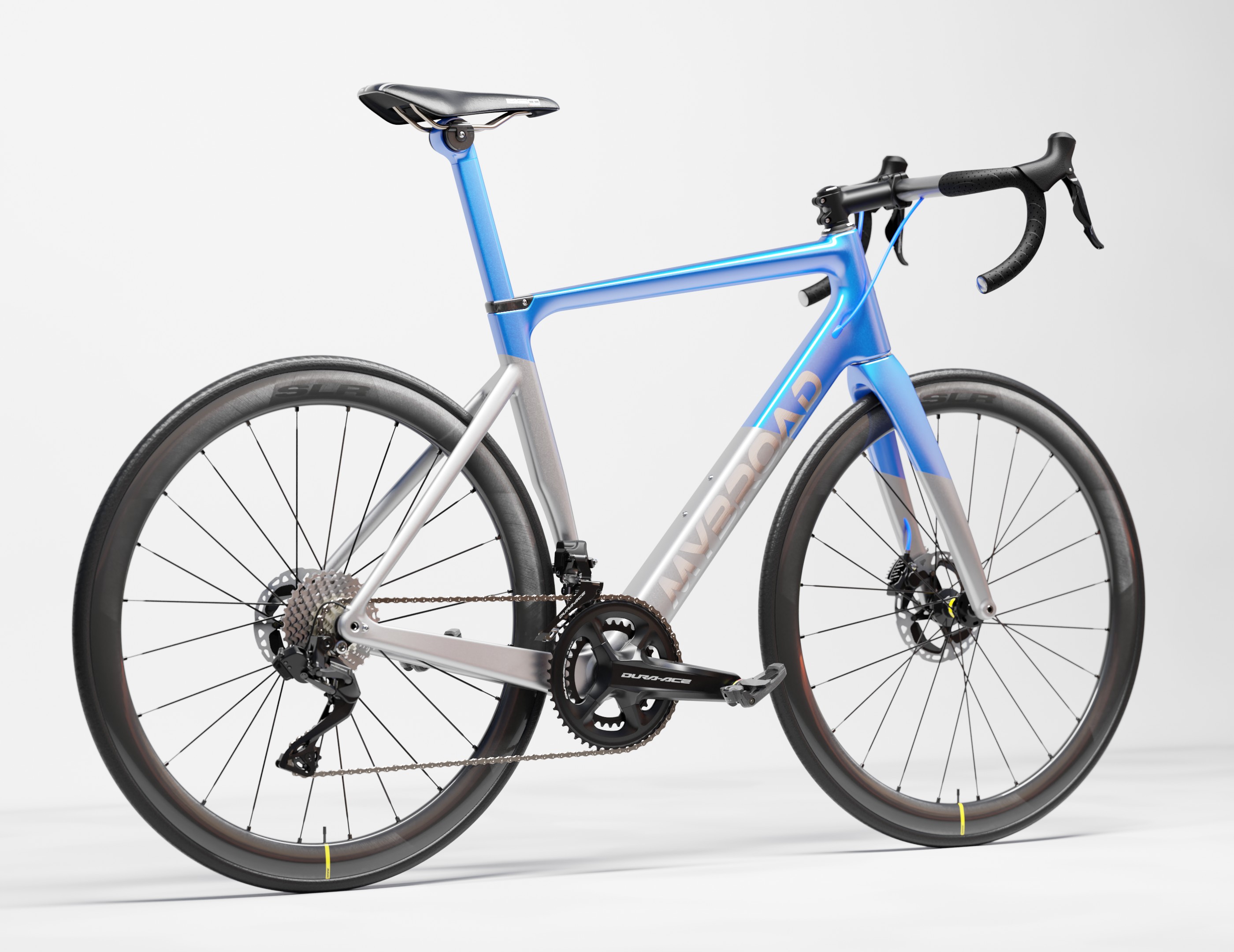 带盘式制动器的碳纤维公路自行车