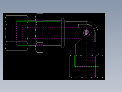 PARKER管接头EO Bulkhead elbow WSV14SMS(16)_back