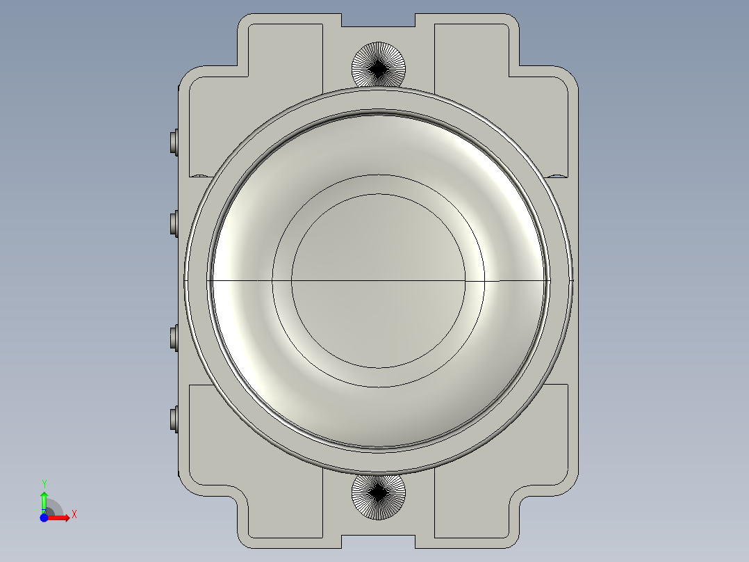XB2BA31C启动按钮前视图