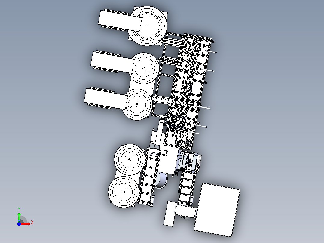 自动化组装机（成熟设备）前视图
