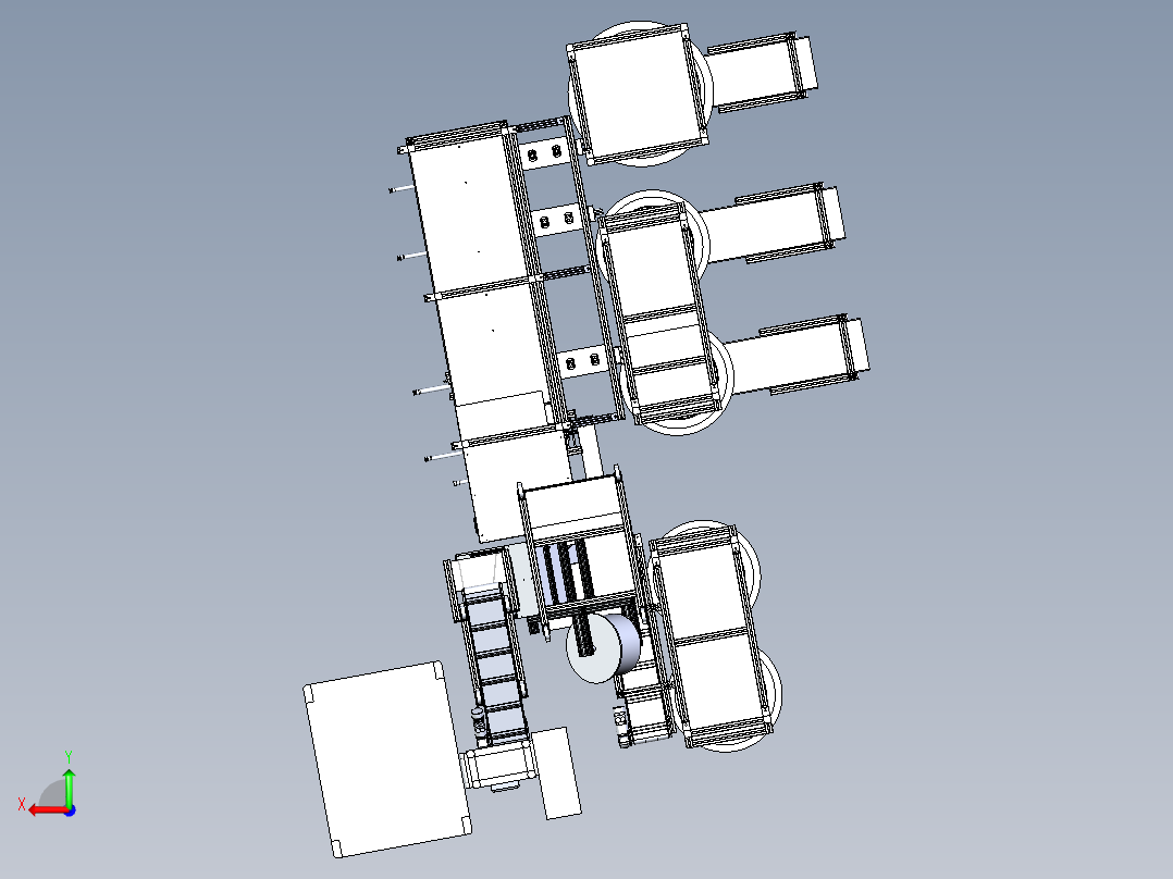自动化组装机（成熟设备）后视图