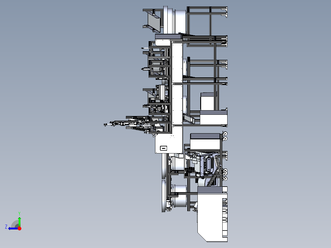 自动化组装机（成熟设备）右视图