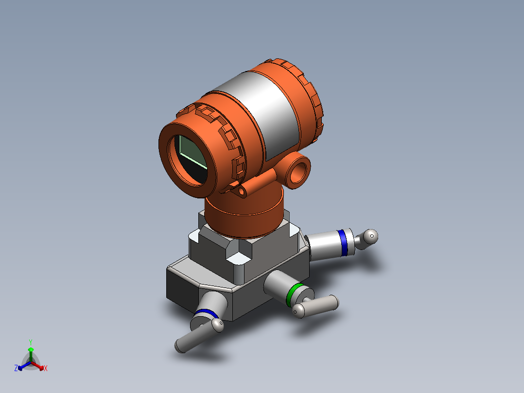 全站仪正等轴测图
