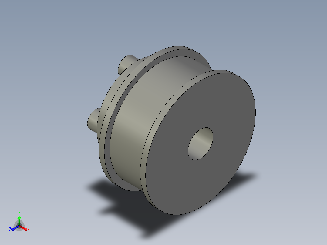 同步皮帶輪MISUMI-ttla30t5150-e-12-bmc正等轴测图
