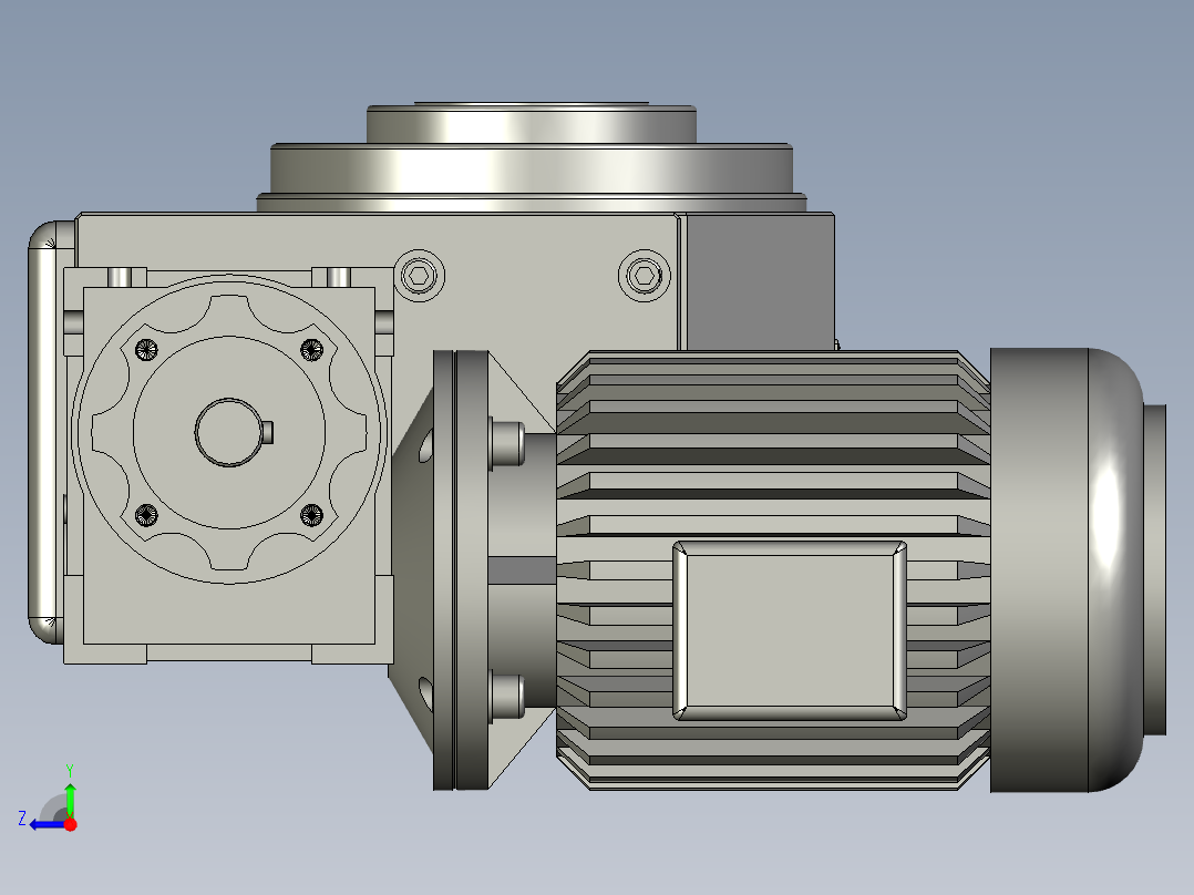 JE-110DT水平直插式右侧DY+OTS右视图