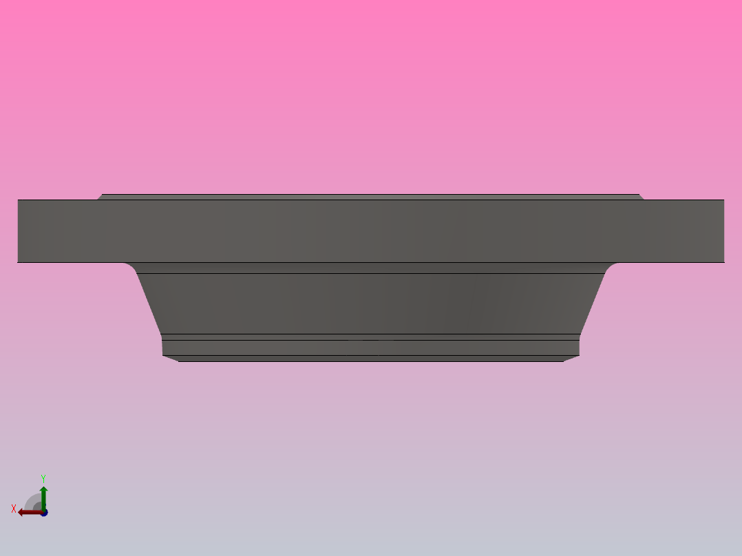 凹凸面对焊钢制管法兰（凹面）_225-40B（系列1）后视图