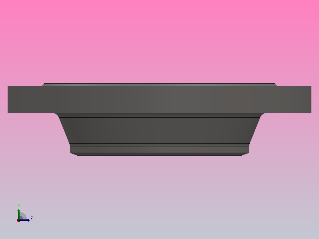 凹凸面对焊钢制管法兰（凹面）_225-40B（系列1）左视图