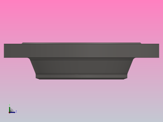 凹凸面对焊钢制管法兰（凹面）_225-40B（系列1）左视缩略图