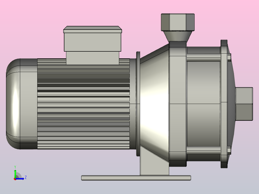 CMH系列卧式多级离心泵[CMH8-20]左视图