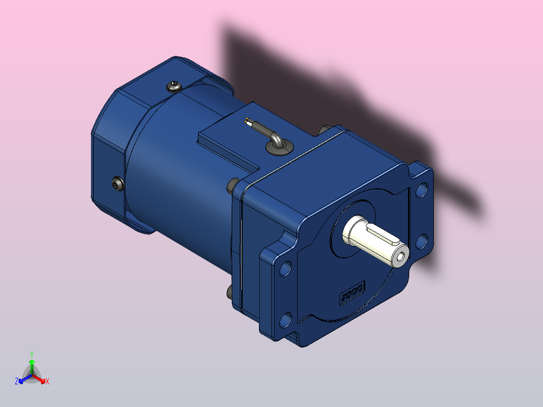 YS标准电机60YS01-18-HE主视图