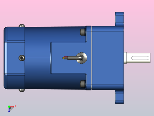 YS标准电机60YS01-18-HE俯视缩略图