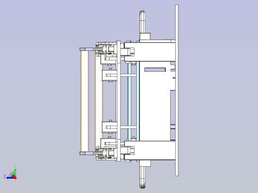 插内存条治具3D图纸右视缩略图