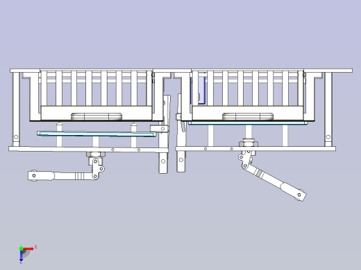 插内存条治具3D图纸俯视缩略图