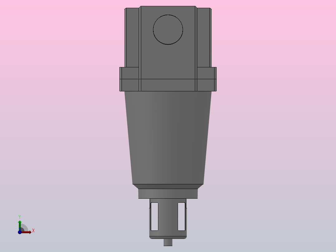 MASFB系列空气过滤器[MASFB900-20-□]前视图