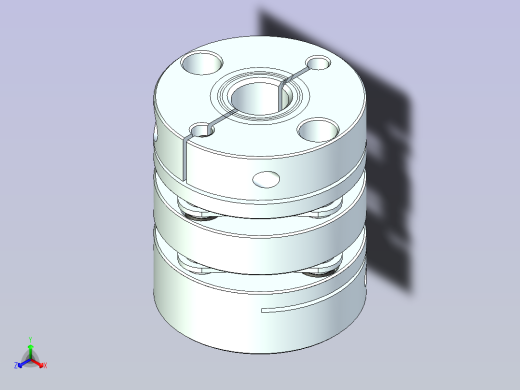 JSCC精研伺服联轴器 44mr正等轴测缩略图