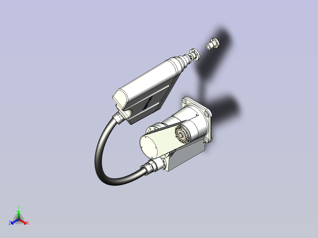 埃斯顿scale机器人3D模型主视图