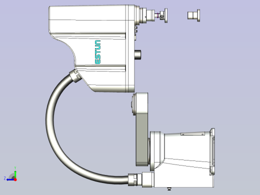 埃斯顿scale机器人3D模型右视缩略图