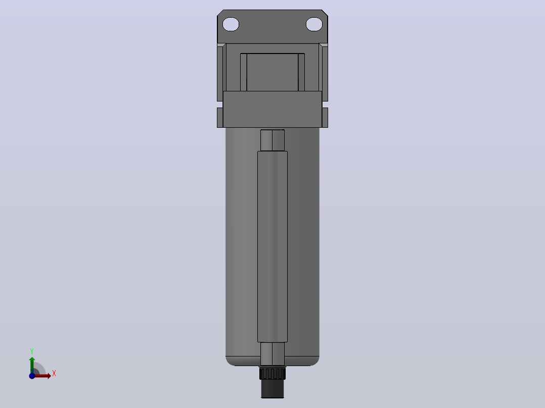 QAFM3000～4000系列 油雾分离器[QAFW3000-02DM]前视图