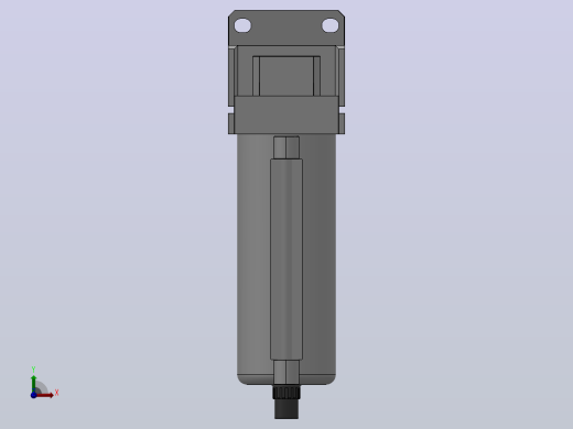 QAFM3000～4000系列 油雾分离器[QAFW3000-02DM]前视缩略图