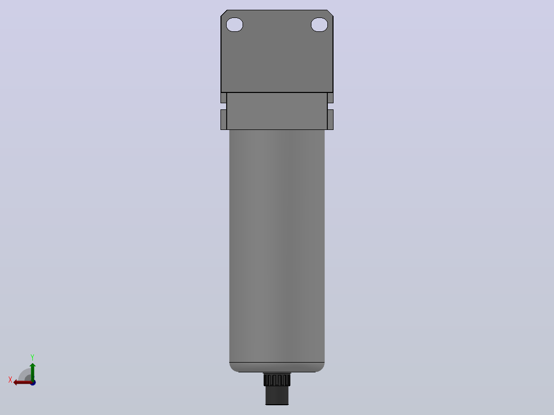 QAFM3000～4000系列 油雾分离器[QAFW3000-02DM]后视图