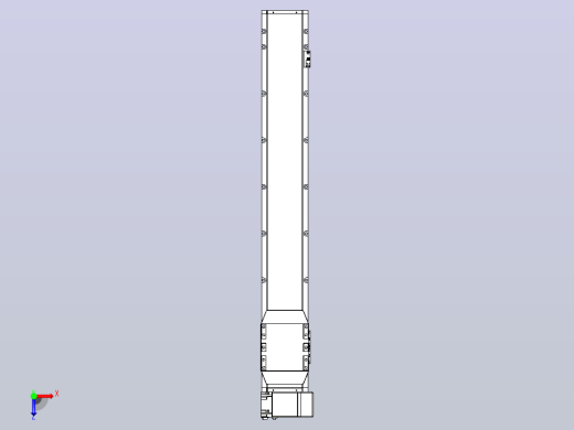 机器人皮带驱动直线轴TPA-GCB-150-P80-L900-RP-M75-N3俯视缩略图