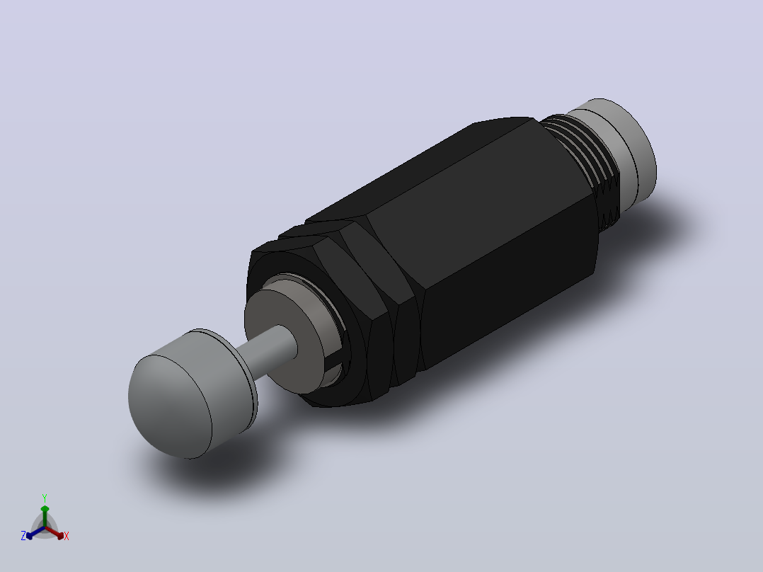 HRB系列液压缓冲器[HRB-C2015-S]主视图